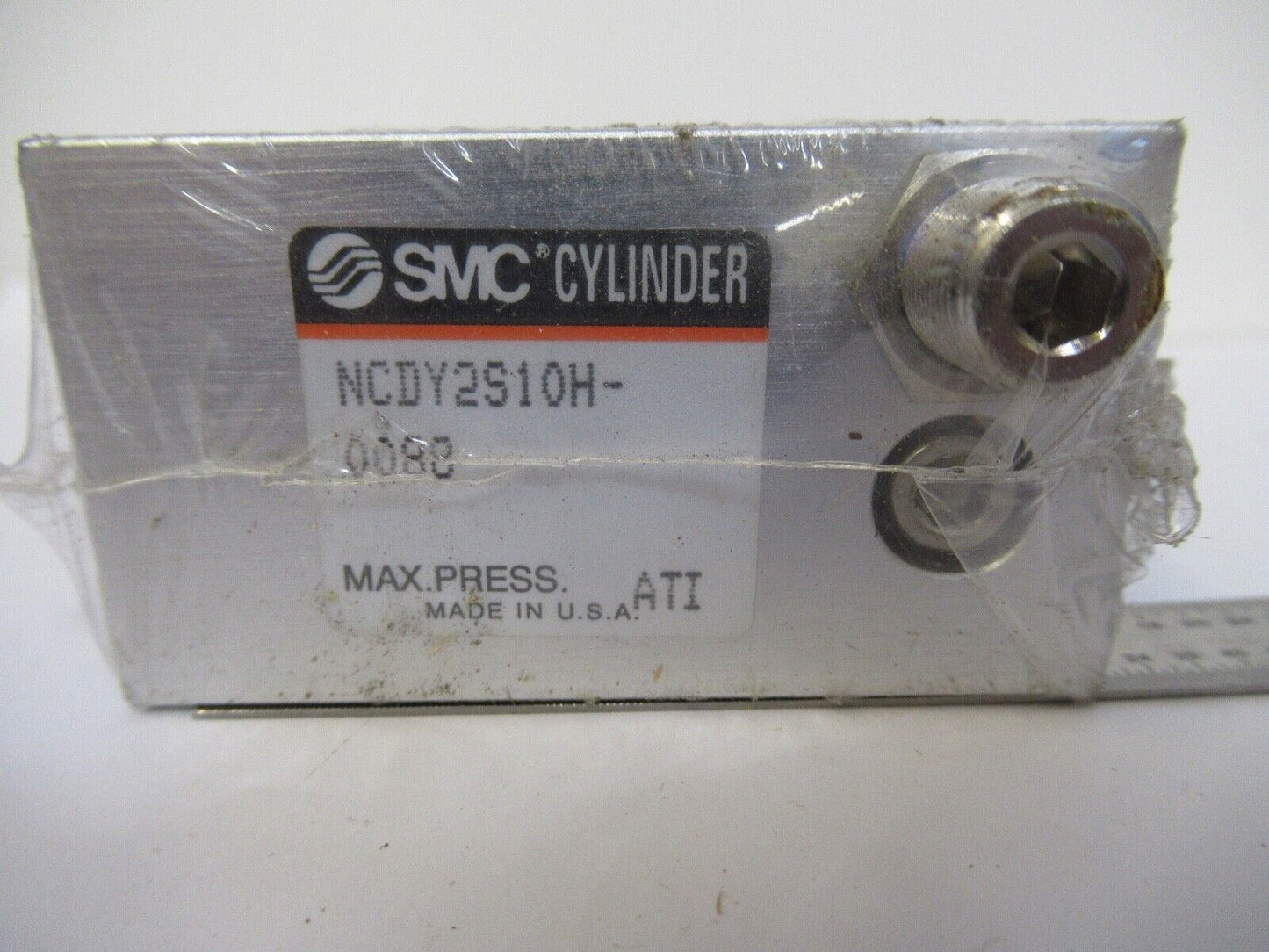 SMC JAPAN CYLINDER PNEUMATIC AIR NCDY2S10H CONTROL AS PICTURED &W2-B-46