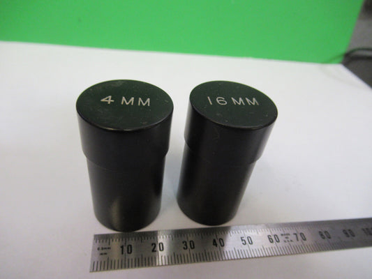 Lot 2 Ea Brass Empty Objective Container Microscope Part