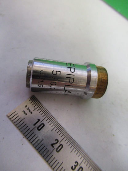 CARL ZEISS OBJECTIVE 5X EPIPLAN MICROSCOPE PART OPTICS AS PICTURED X9-B-84