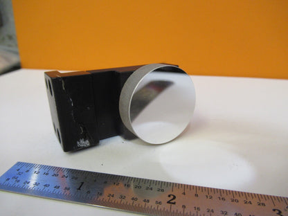 OLYMPUS JAPAN OPTICAL MOUNTED CONCAVE MIRROR MICROSCOPE PART as pictured A2-A-52