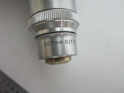 MICROSCOPE PART PORTABLE BAUSCH LOMB + OBJECTIVE + EYEPIECE OPTICS BIN#Q8-14
