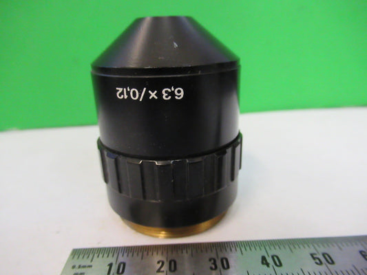 AUS JENA GERMANY INFINITY OBJECTIVE 6.3X PLANACHROMAT MICROSCOPE PART T2-A-16