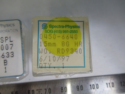 LOT OPTICAL SPECTRA PHYSICS COATED LENS PHOTONICS OPTICS as pictured T3-B-43