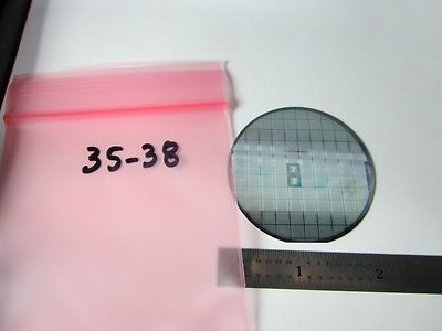 SILICON WAFER CIRCUITRY SINGLE CRYSTAL LASER OPTICS BIN#35-38