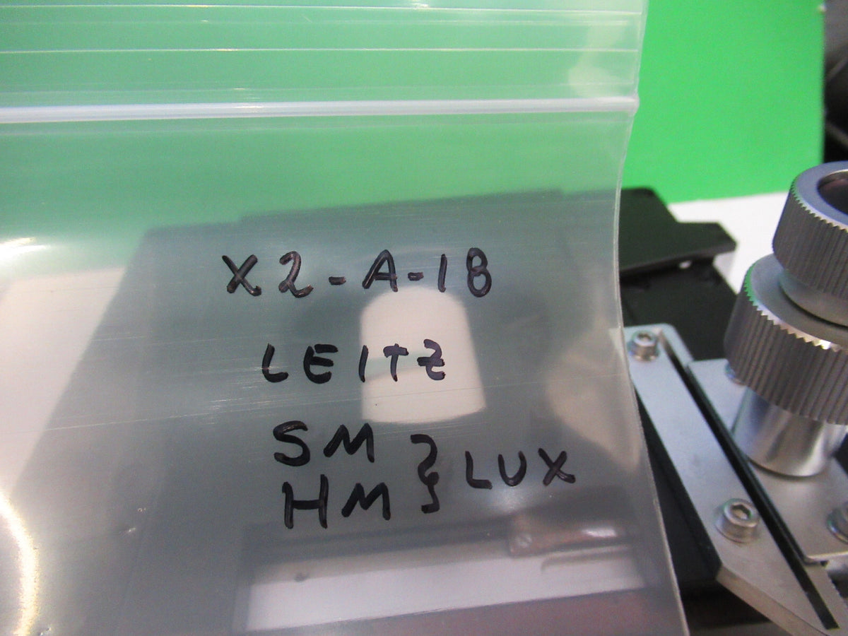 Ernst Leitz Wetzlar Germany Xy Stage Sm Hm Lux Microscope Part