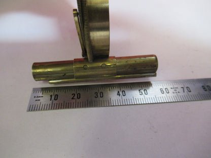 ANTIQUE BRASS UK CONDENSER ASSEMBLY BECK MICROSCOPE AS PICTURED &F8-A-55