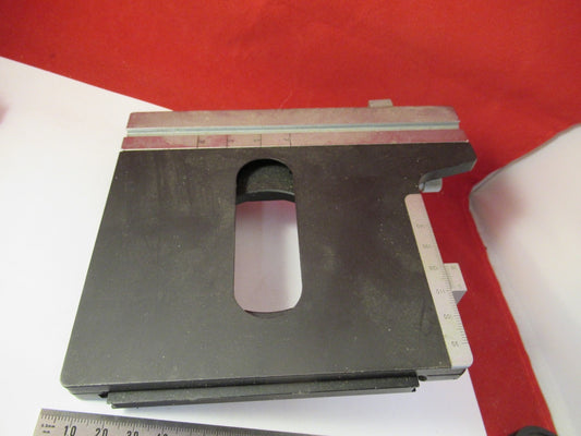 Ernst Leitz Germany Stage Table Specimen Microscope Part