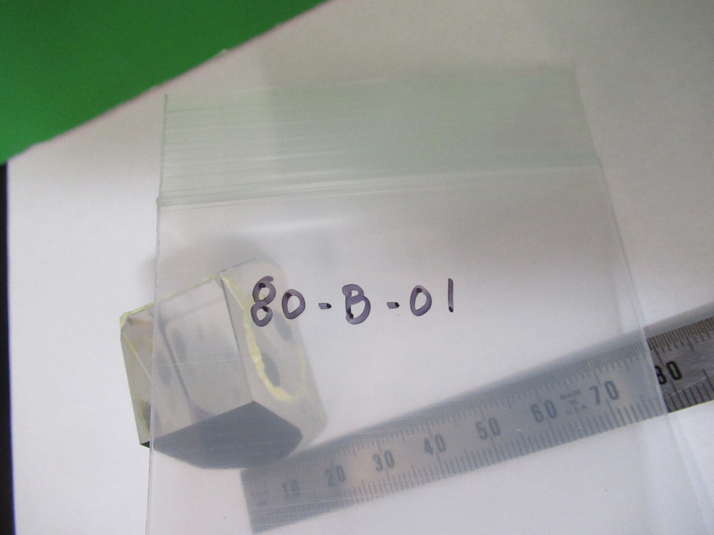 REICHERT AUSTRIA GLASS PRISM HEAD OPTICS MICROSCOPE PART AS PICTURED 80-B-01