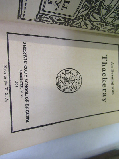 COLLECTABLE  OLD BOOKLETS 1930 circa An evening with Lincoln AS PICTURED T3-C-11