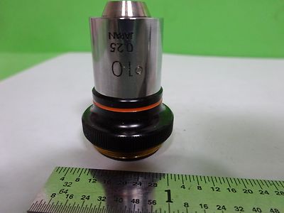 Microscope Part Objective Olympus Japan 10X Optics
