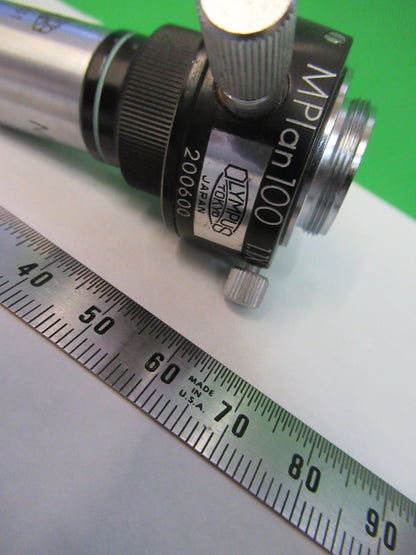 OLYMPUS JAPAN DIC M100 N NOMARSKI OBJECTIVE MICROSCOPE PART AS PICTURED Y3-B-03
