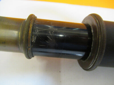 Antique Bausch & Lomb Brass Tubus + Nosepiece Microscope Part