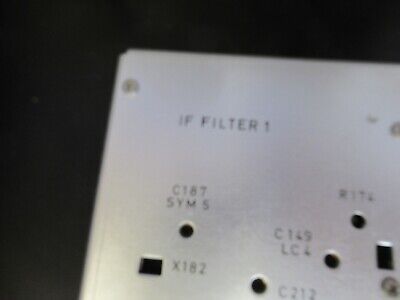 BOARD for ROHDE & SCHWARZ EMI RECEIVER IF FILTER 1 805.5337.02 &B4-A-03