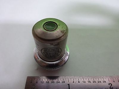 MIKROSKOPTEIL VINTAGE OBJECTIVE BAKER LONDON 2/3 OPTICS AS IS BIN#H7-A-06