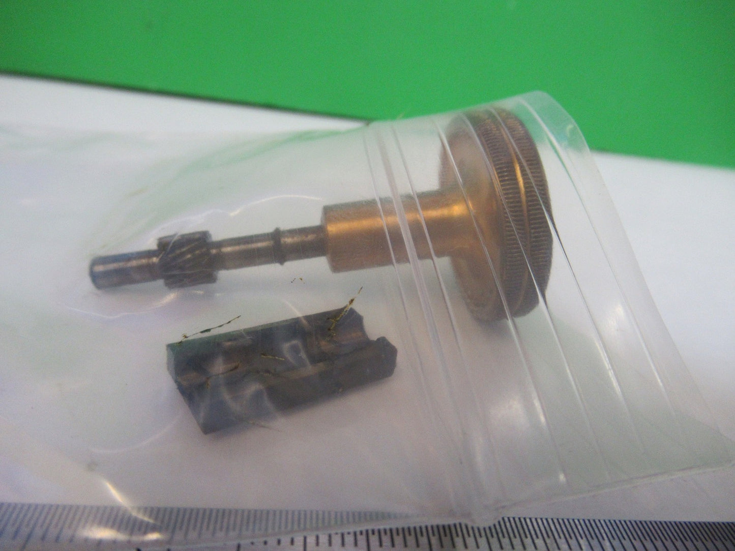 ANTIQUE BRASS LEITZ GERMANY STAGE CONDENSER MICROSCOPE PART AS PICTURED Y4-FT-96