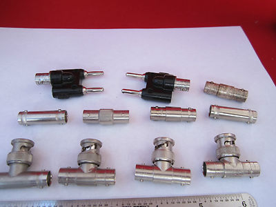 Lot 11 Ea Connector BNC T's and Adaptors RF Microwave or Dmm Tester Bin #7C xii