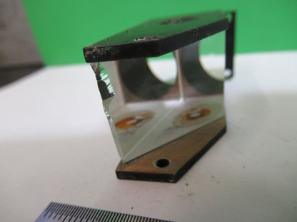 ANTIQUE BAUSCH LOMB PRISM HEAD OPTICS MICROSCOPE PART AS PICTURED S4-B-09