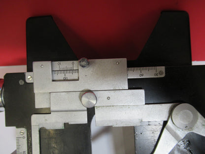 OLYMPUS JAPAN XY TABLE STAGE RARE MICROSCOPE PART AS PICTURED S3-B-56