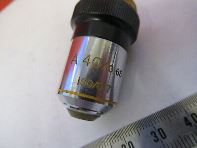 BAUSCH LOMB OBJECTIVE 40X /160 LENS OPTICS MICROSCOPE PART AS PICTURED &8Y-A-20
