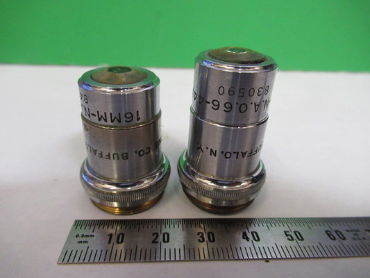 SPENCER AO ANTIQUE LOT OBJECTIVE 10X 44X  MICROSCOPE PART AS PICTURED T3-B-55