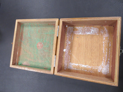 Olympus Japan Antique Empty Wood Box Microscope Part
