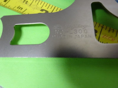 FUJI BOGU JAPAN RADIUS RADII MEASUREMENT TOOL GAUGE L-300 AS PICTURED &5-A-04