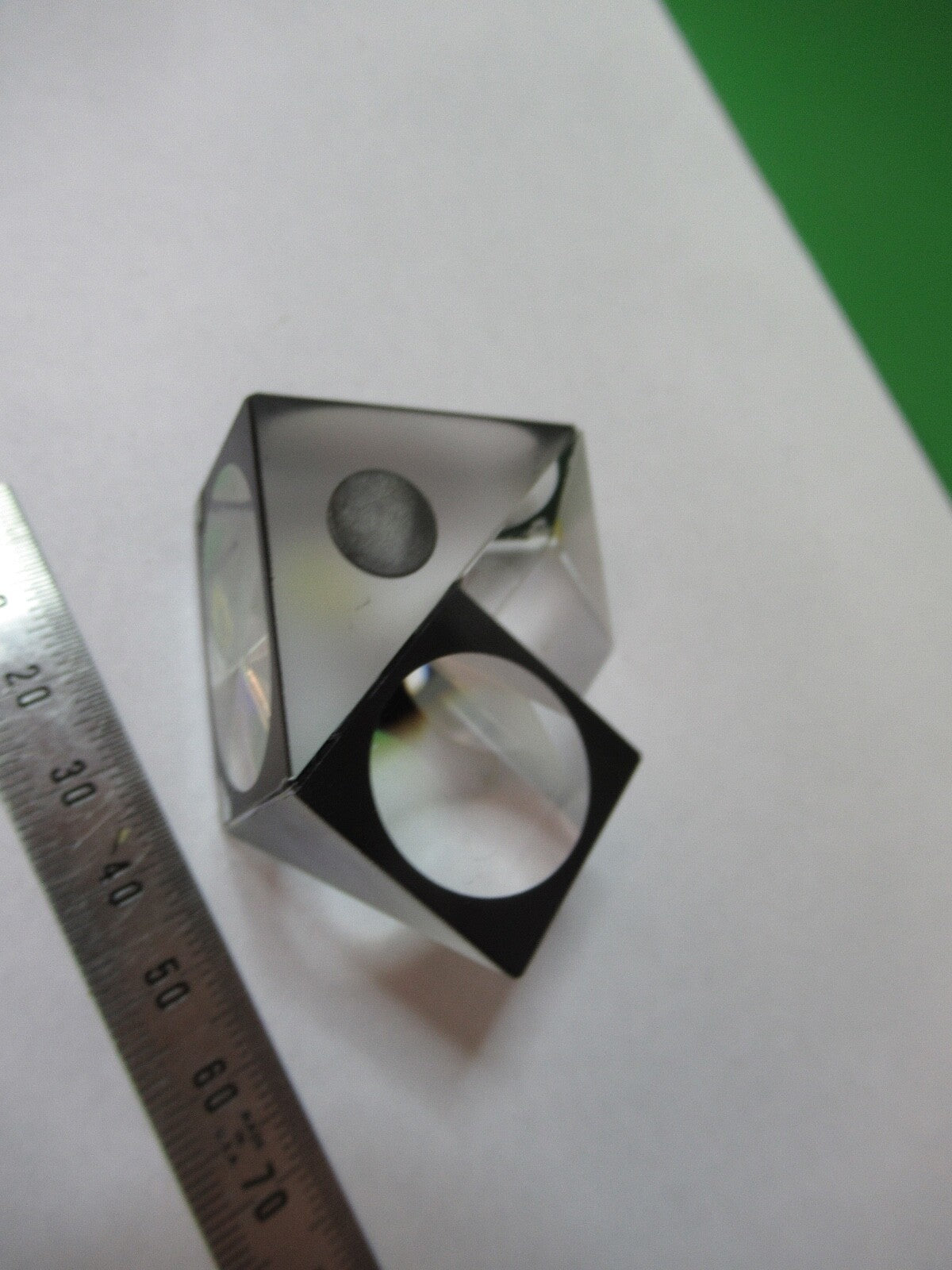 WILD HEERBRUGG SWISS GLASS PRISM ASSEMBLY MICROSCOPE PART AS PICTURED G5-A-02