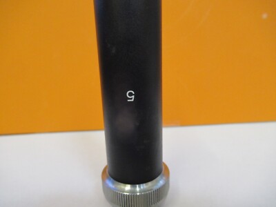 UNITRON JAPAN LWD 5X LONG OBJECTIVE MICROSCOPE PART OPTICS AS PICTURED &85-B-85