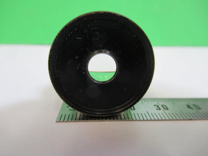 Antique Zanger & Endres Wetzlar 15X Eyepiece Microscope Part