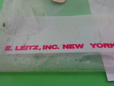FOR PARTS MICROSCOPE LEITZ GERMANY PLATES INSERT 543031 AS IS BIN#U3-A-10