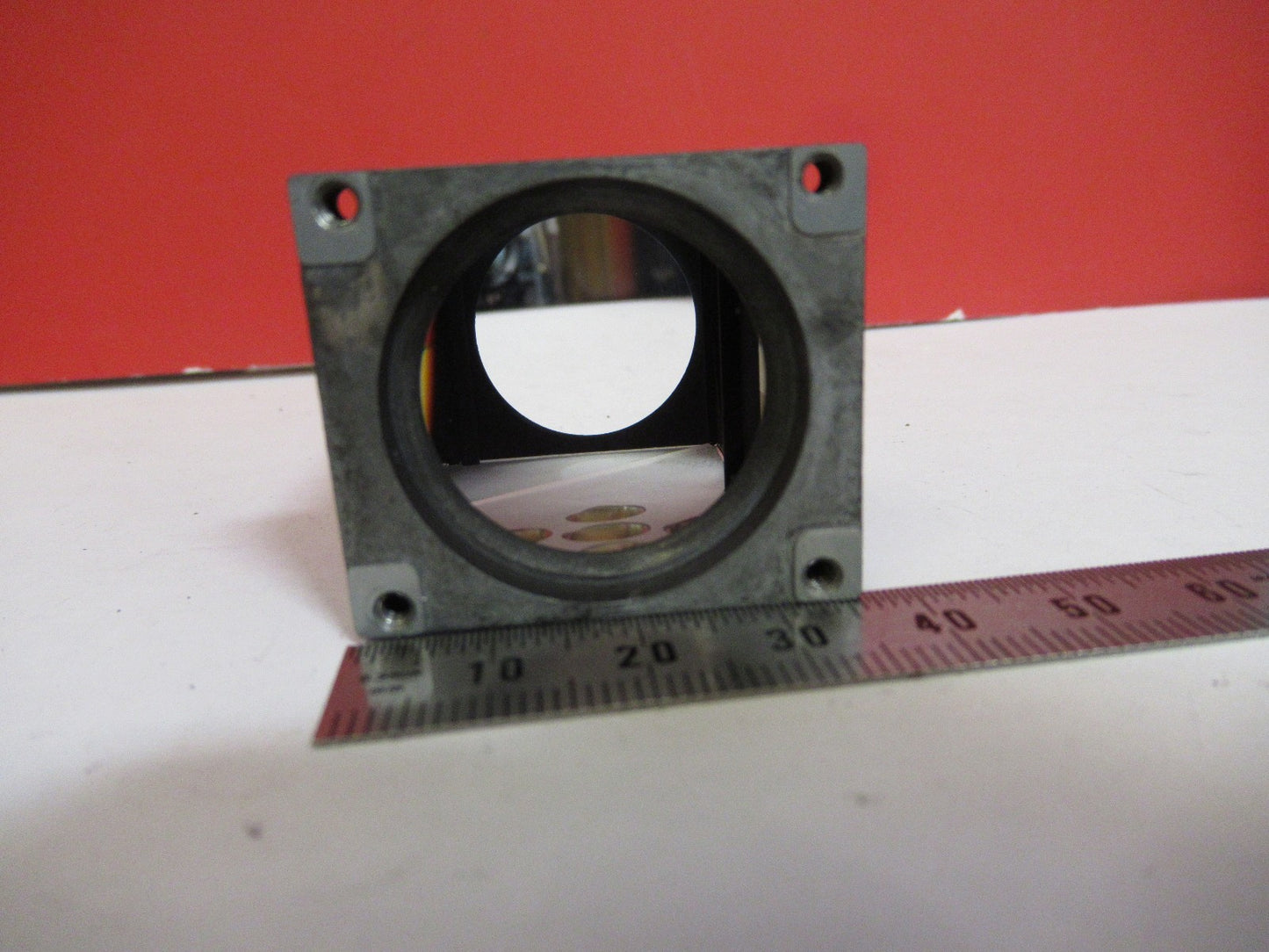 LEICA LEITZ GERMANY DMRB HEAD GLASS PRISM MICROSCOPE PART AS PICTURED T5-A-15