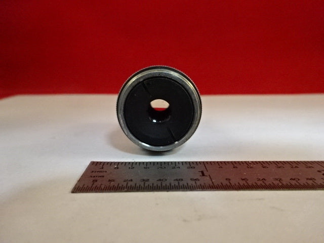 MICROSCOPE PART OBJECTIVE REICHERT AUSTRIA 10X OPTICS AS IS #37-A-06