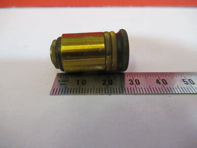 Antique Brass Nachet Objective France Microscope Part