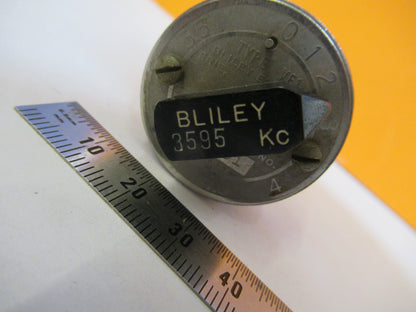 BLILEY RESONATOR QUARTZ CRYSTAL VF1 VARIABLE FREQUENCY AS PICTURED &1-DT-25