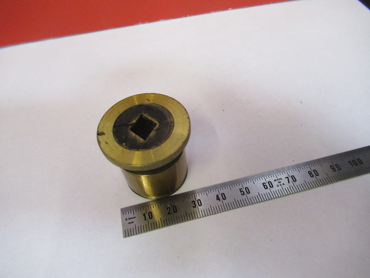Antique Brass Beck London Polarizer Lens Microscope Part