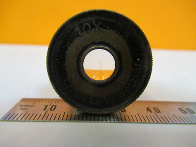 Antique Ernst Leitz Weztlar Eyepiece 10X Lens Microscope Part