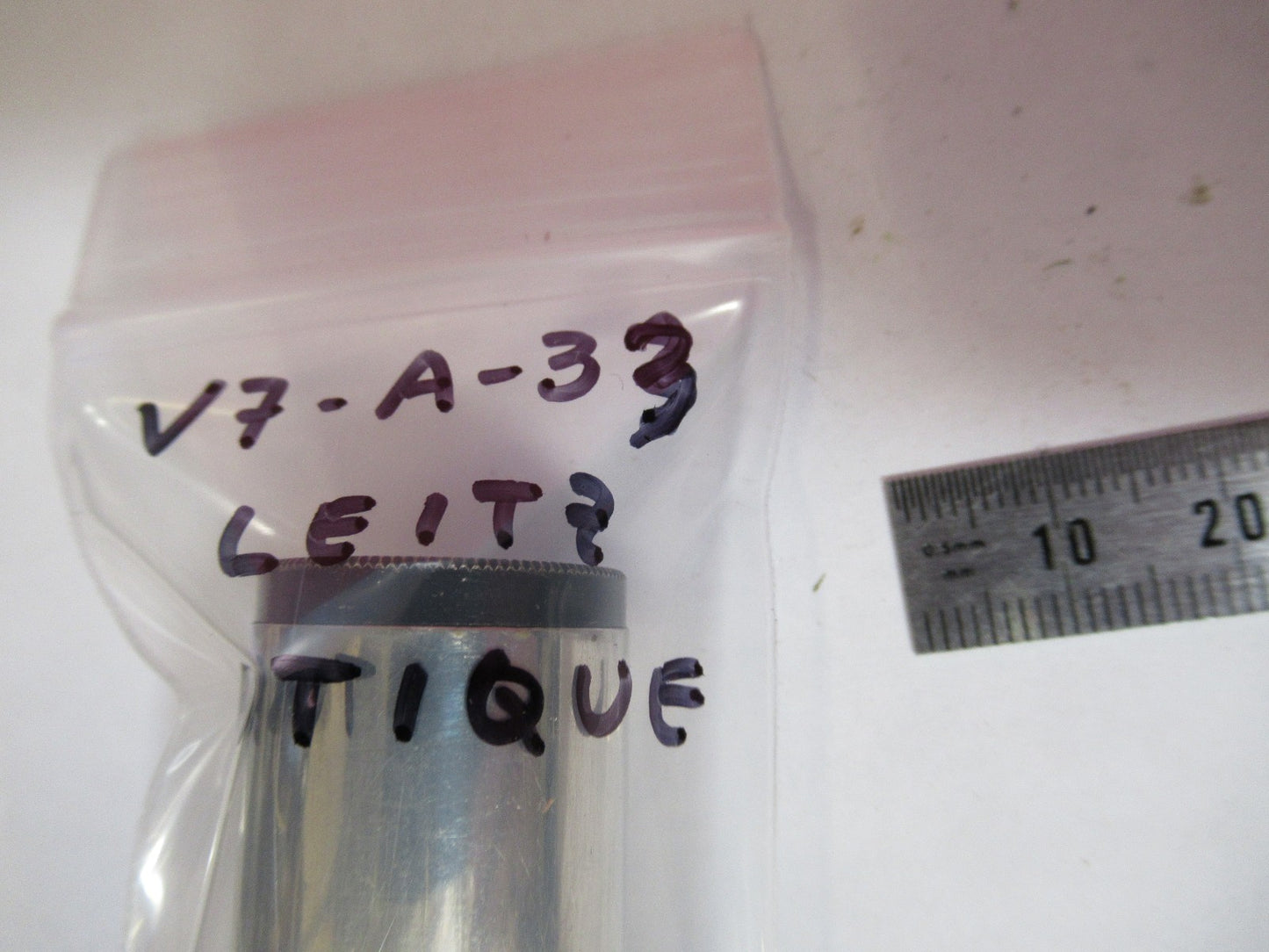 ANTIQUE LEITZ GERMANY 10X EYEPIECE OCULAR MICROSCOPE PART As Pictured V7-A-33