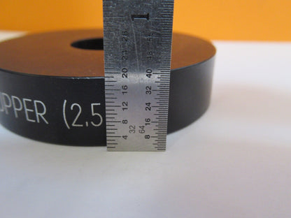 SPECTRA TECH PINHOLE 2.5mm APERTURE OPTICS MICROSCOPE PART AS PICTURED &A5-A-66