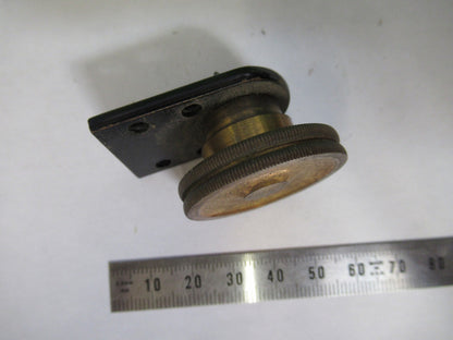 ANTIQUE BAUSCH LOMB BRASS FRAME ADJUST MICROSCOPE PART AS PICTURED W3-C-01