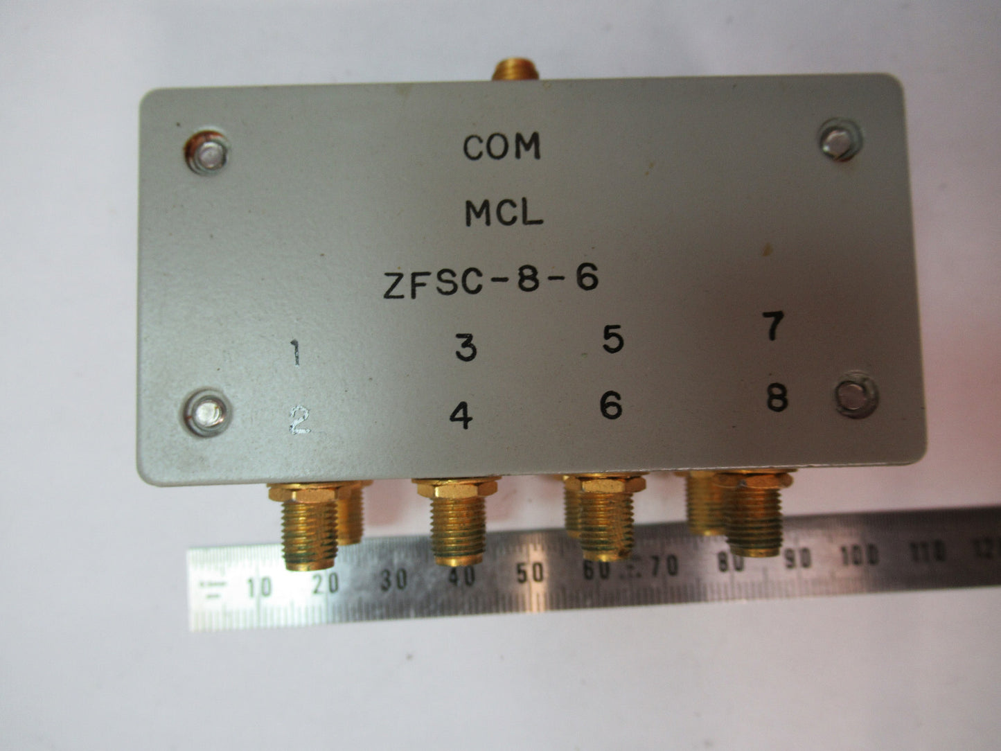 Mini-Circuits Splitter 8 Channel ZFSC-8-6 Microwave RF Frequency AS Pic