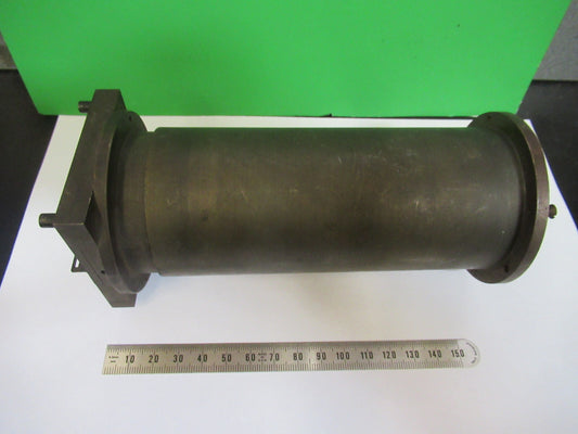 Antique Brass Tubus + Lens Unknown Collimator Scope Part