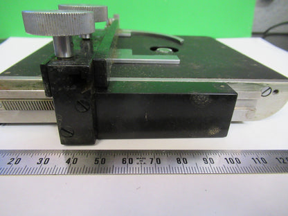 BAUSCH LOMB  STAGE TABLE XY MICROSCOPE PART OPTICS AS PICTURED &F3-B-60