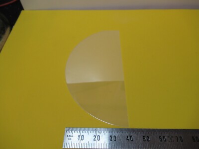 SAPPHIRE WAFER SINGLE CRYSTAL HALF PIECE ALUMINUM OXIDE AS PICTURED &18-A-60