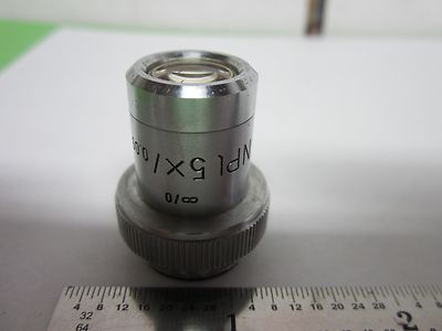 Optical Microscope Ernst Leitz Germany Objective Npl 5X Infinity Optics