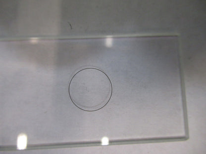 ZEISS GERMANY GLASS RETICLE CROSSHAIR MICROSCOPE PART AS PICTURED V8-B-25