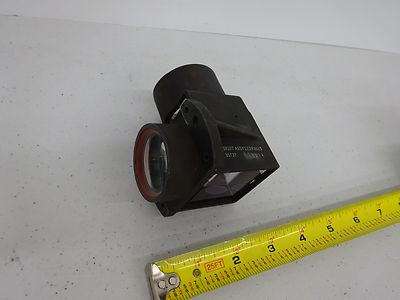 LARGE OPTICAL MIL SPEC BEAM SPLITTER + LENSES LASER OPTICS AS IS BIN#C4-E-02