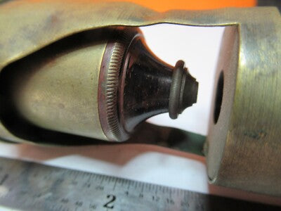 ANTIQUE BRASS PORTABLE FIELD MICROSCOPE COLLECTABLE AS PICTURED &W8-A-10