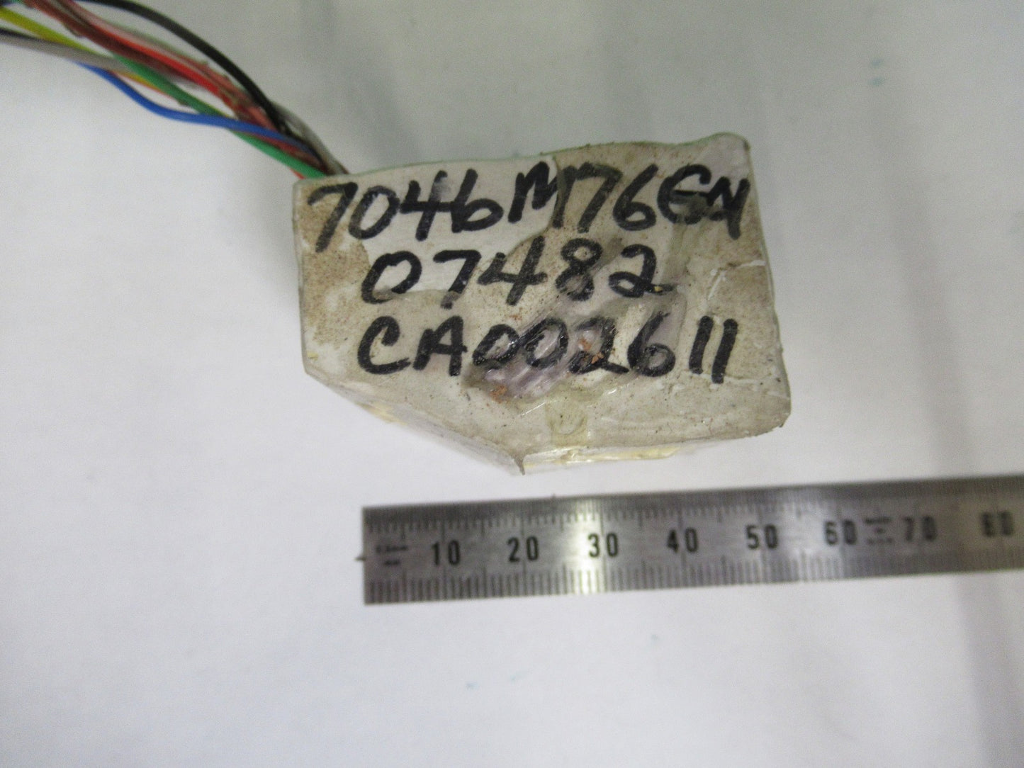 GE 7046M76G01 ASSEMBLY ENGINE HISTORY RECORDER MIL SPEC AS PICTURED X3-B-81