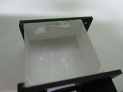 MICROSCOPE PART REICHERT POLYVAR [chipped] CUBE PRISM ?? OPTICS  BIN#14-T-02