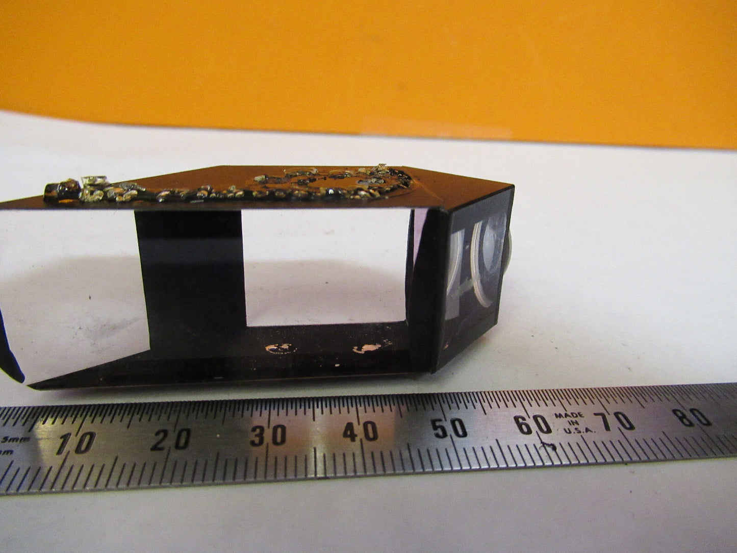 Wild Swiss M20 Head Glass Prism Microscope Part